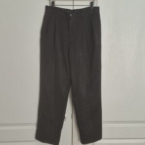 Van Heusen Men's Black Dress Pants